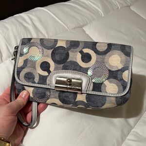 COACH Small Purse Bag Signature "C" Pattern